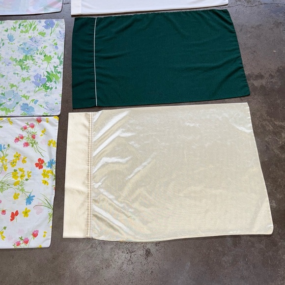 Vintage 60s 70s Pillowcase Lot Standard Floral USA Made Cotton Cottage Groovy - Picture 3 of 10